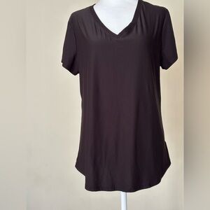 No Boundaries Black V-Neck Women’s T-Shirt Size XXL